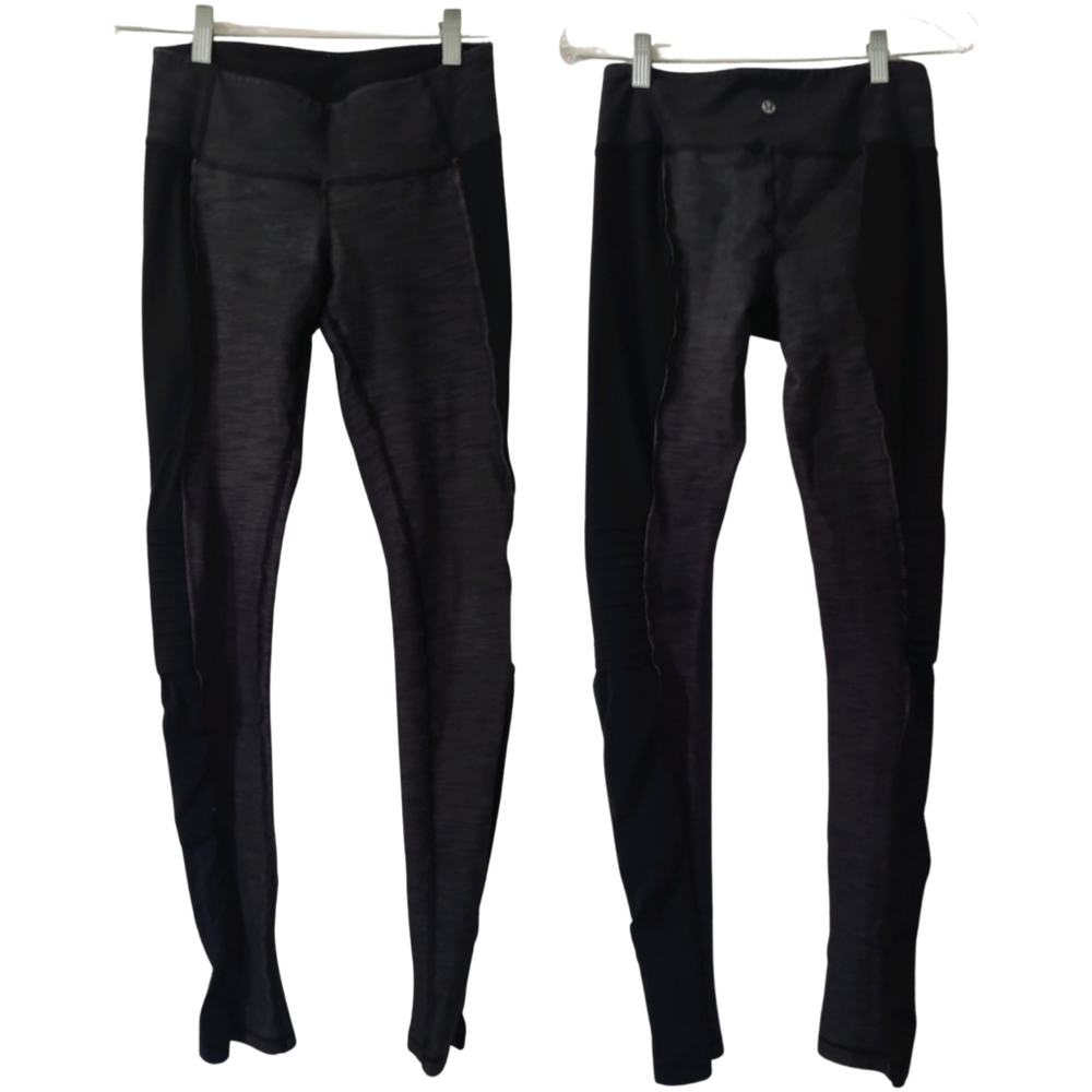 Lululemon Moto Denim Side Stacked Leggings
